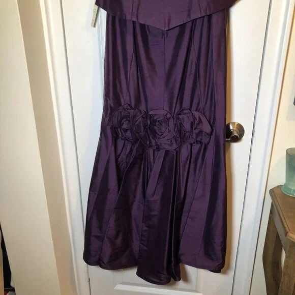 Ideas by Barbara Gown Style# 7777-10 Eggplant Size M NWT - Picture 12 of 16